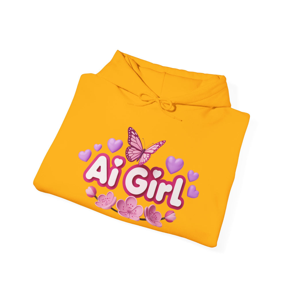 Ai Girl  "Cyber Cutie" Unisex Heavy Blend™ Hooded Sweatshirt
