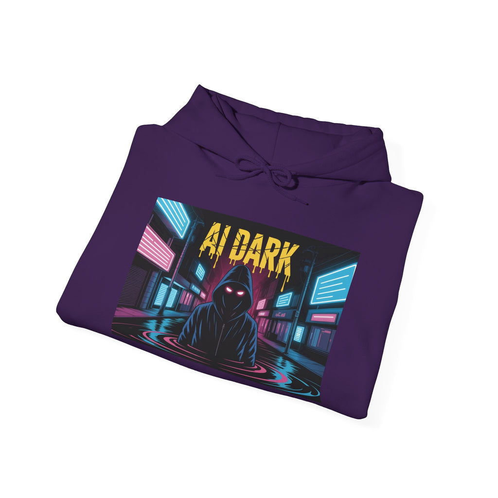 AI DARK  “Night Signal” Unisex Heavy Blend™ Hooded Sweatshirt