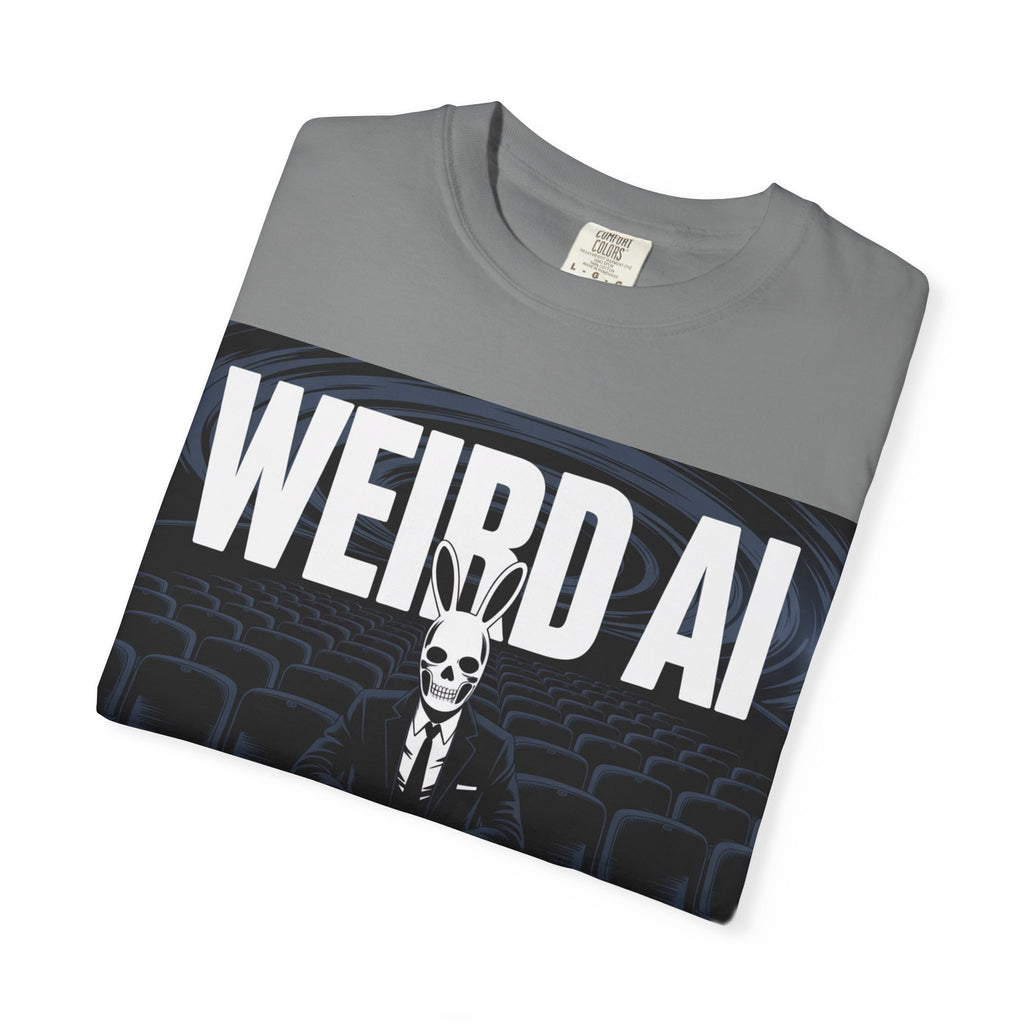 WEIRD AI  " Backrooms Theater " Unisex Garment-Dyed T-shirt