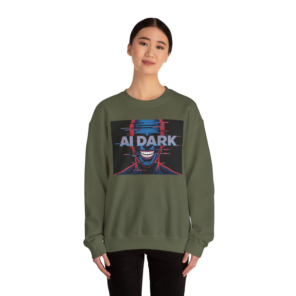 AI DARK  " Deepcore Distortion "  unisex Heavy Blend™ Crewneck Sweatshirt