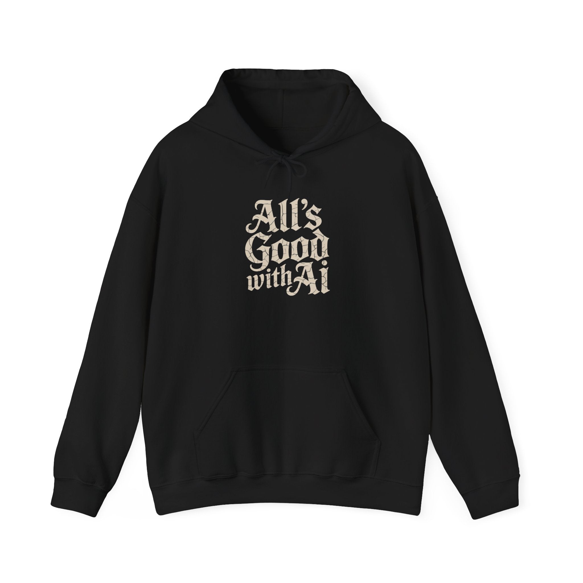 ALL’S GOOD WITH AI “Cracked Code Classic” Unisex Heavy Blend™ Hooded Sweatshirt