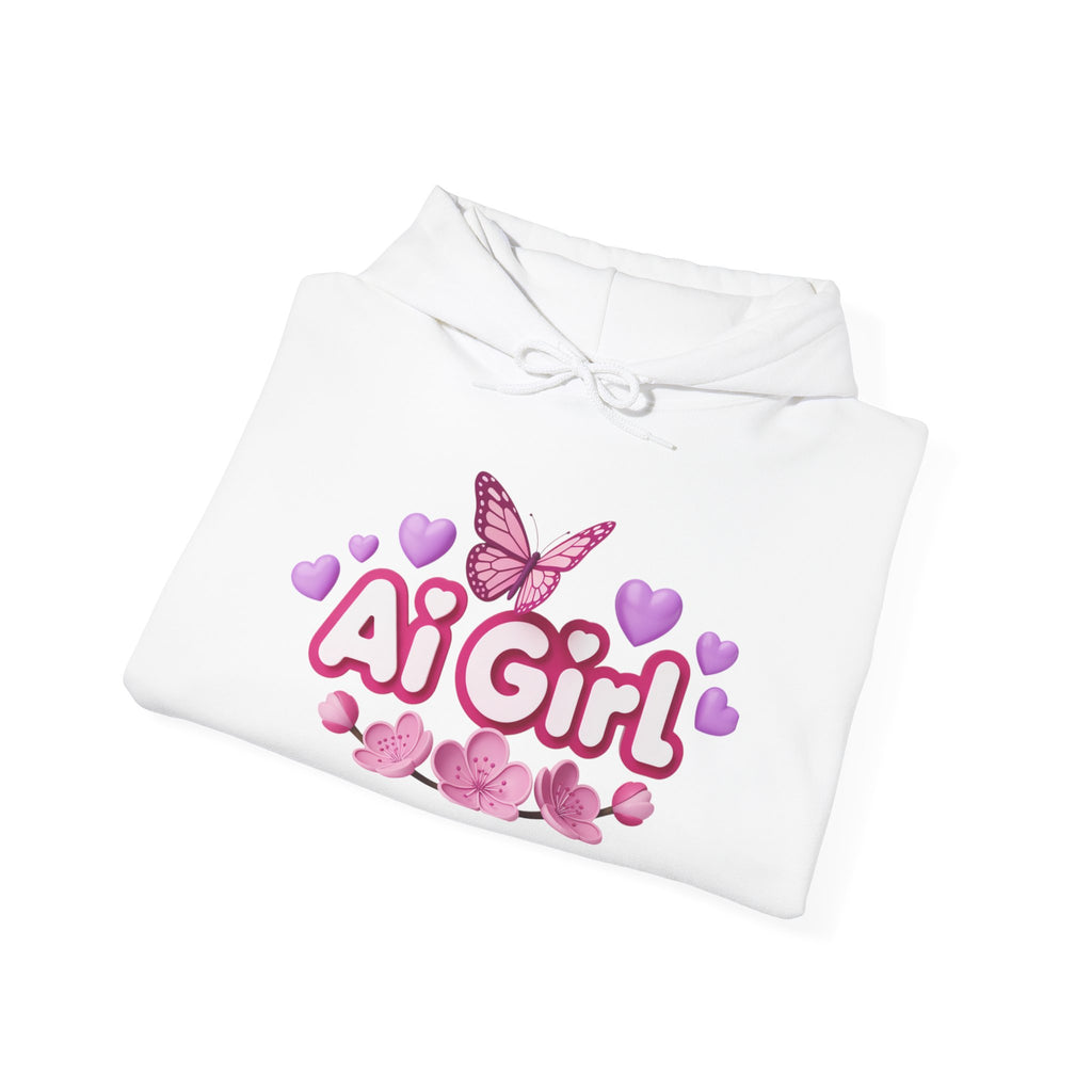 Ai Girl  "Cyber Cutie" Unisex Heavy Blend™ Hooded Sweatshirt