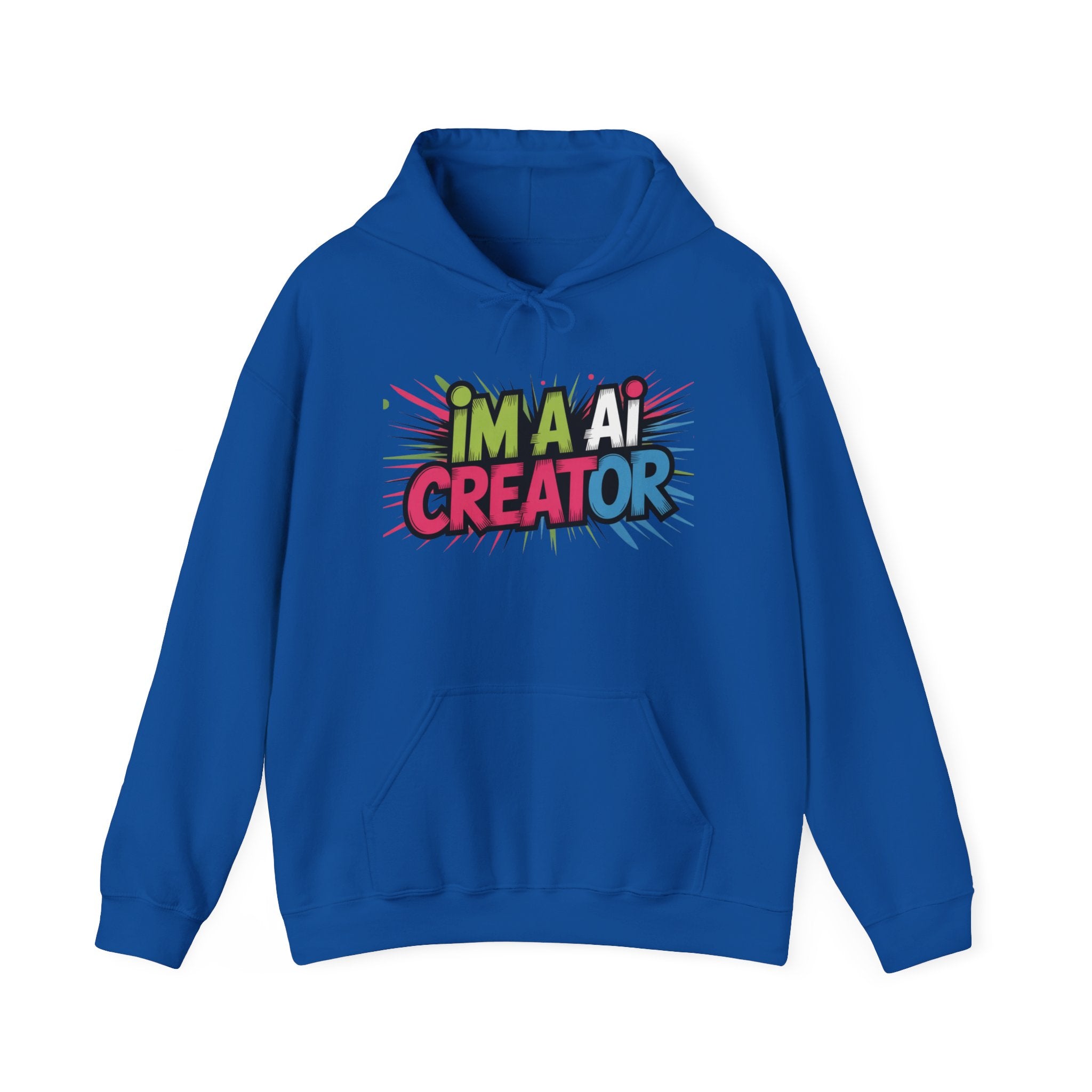 AI Creator  "Code Splash" Unisex Heavy Blend™ Hooded Sweatshirt