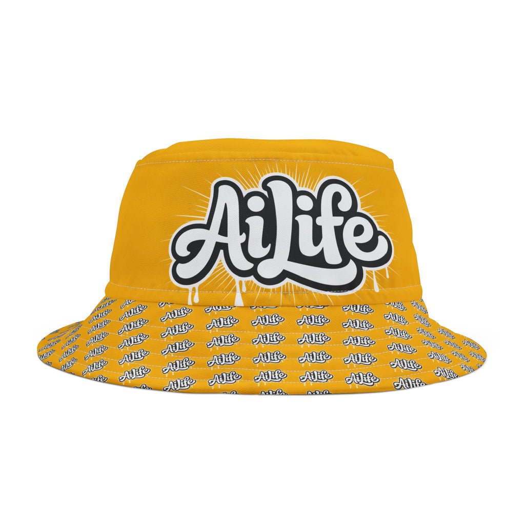 Ai Life  "Techwave Flow" Bucket Hat (AOP)