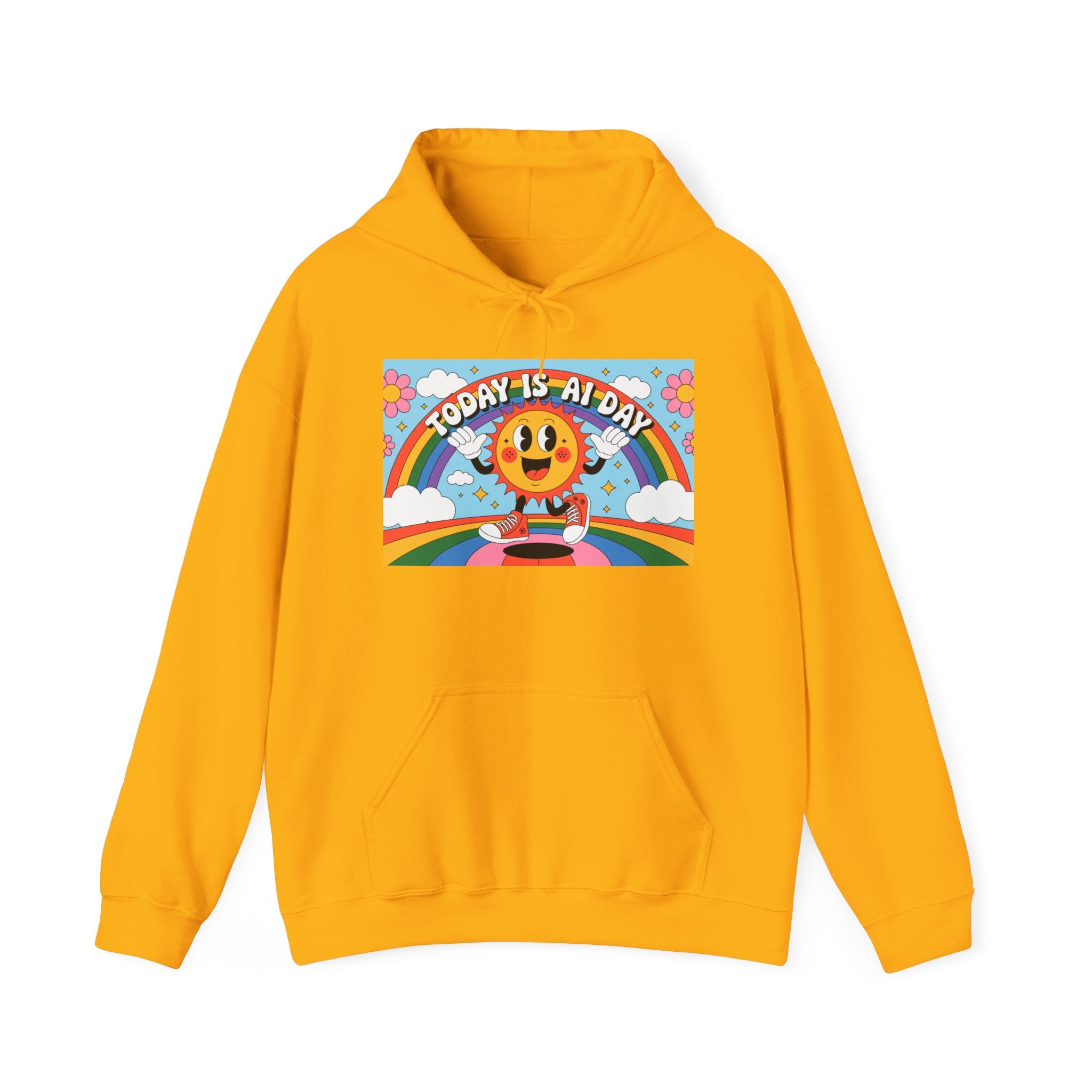 Today Is AI Day  "Sunshine Circuit" Unisex Sweatshirt, Fun Casual Wear
