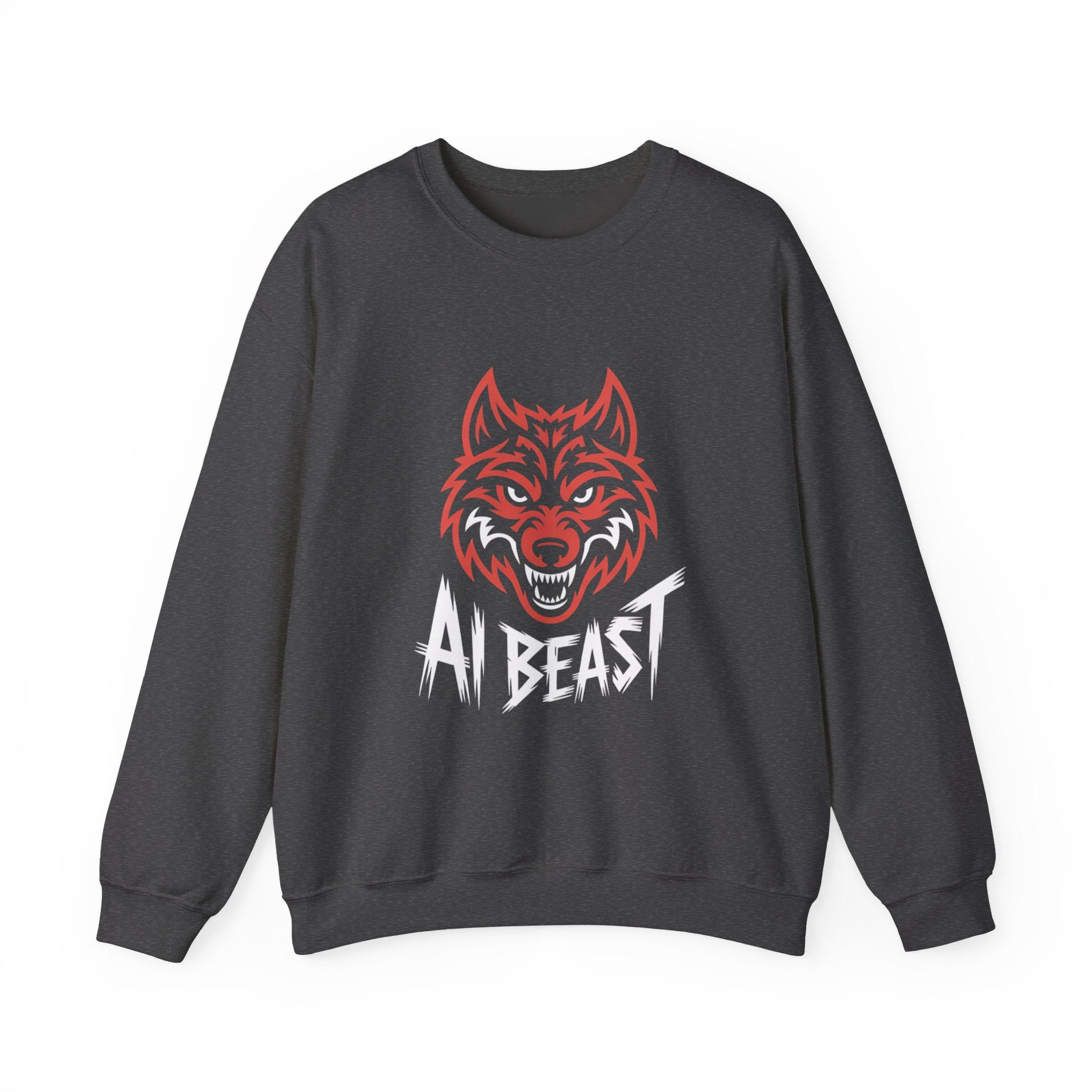 AI BEAST " Alpha Mode " Unisex Heavy Blend™ Crewneck Sweatshirt