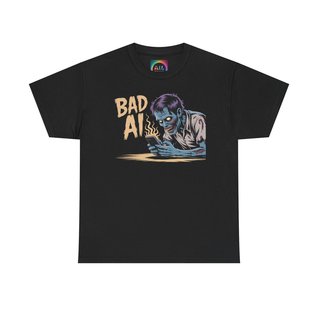 Bad AI "ZOMBIE SCROLL" Unisex Heavy Blend™ Graphic Tee