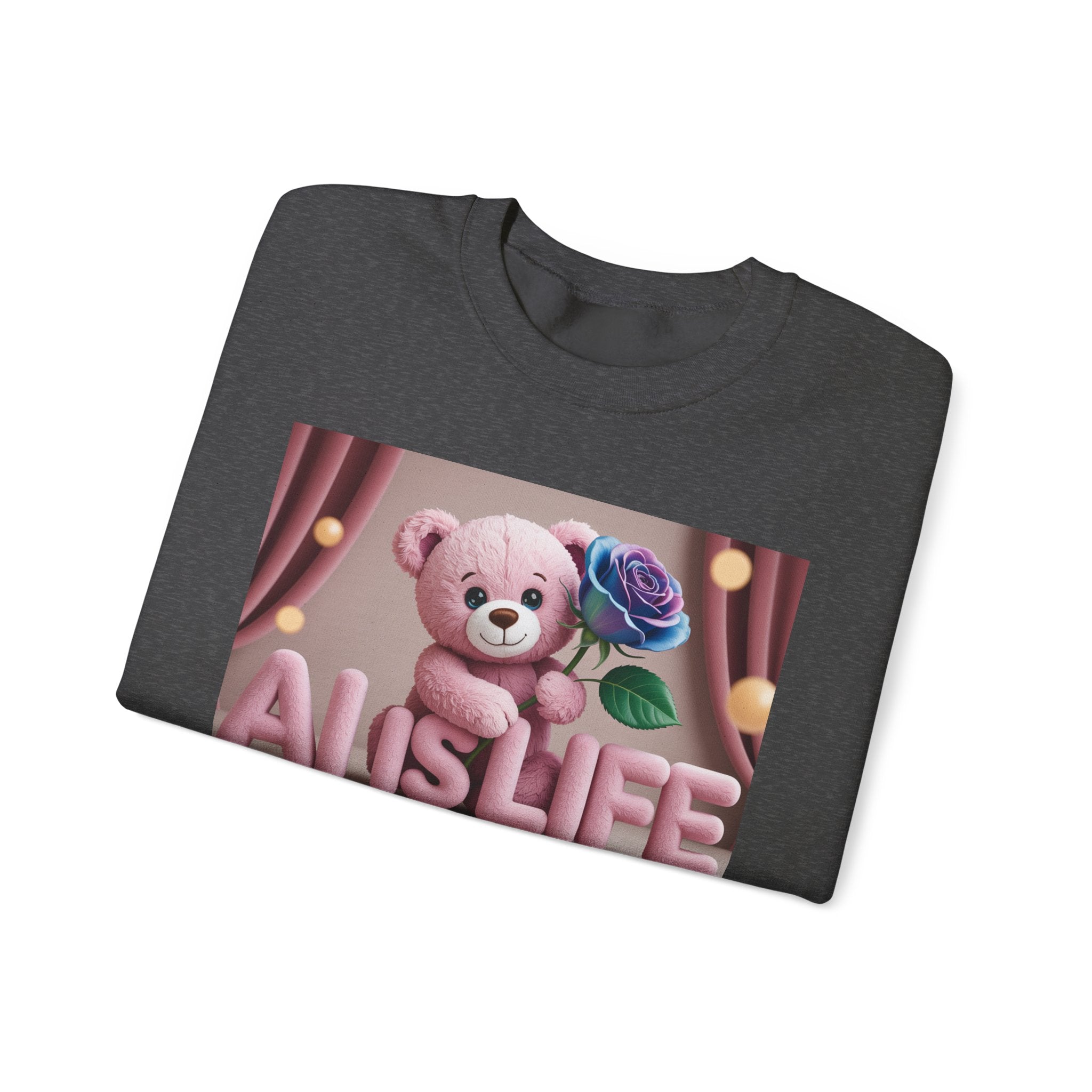 AI IS LIFE  "CUTE CIRCUIT" Unisex Heavy Blend™ Crewneck Sweatshirt