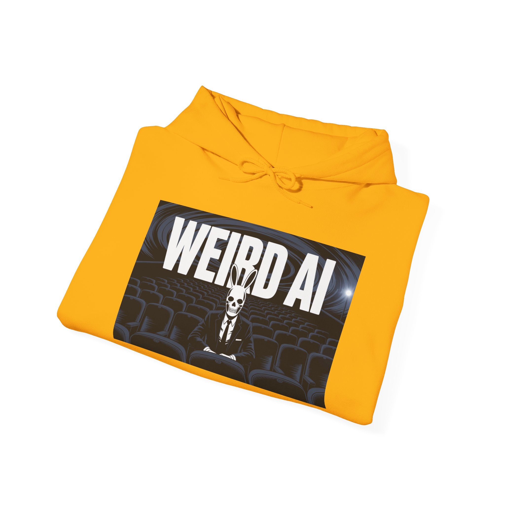 WEIRD AI  " Backrooms Theater "  Unisex Heavy Blend™ Hooded Sweatshirt