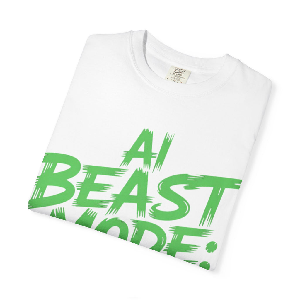 AI BEAST MODE: ON “DIGITAL HULK ENERGY” Unisex Garment-Dyed T-shirt