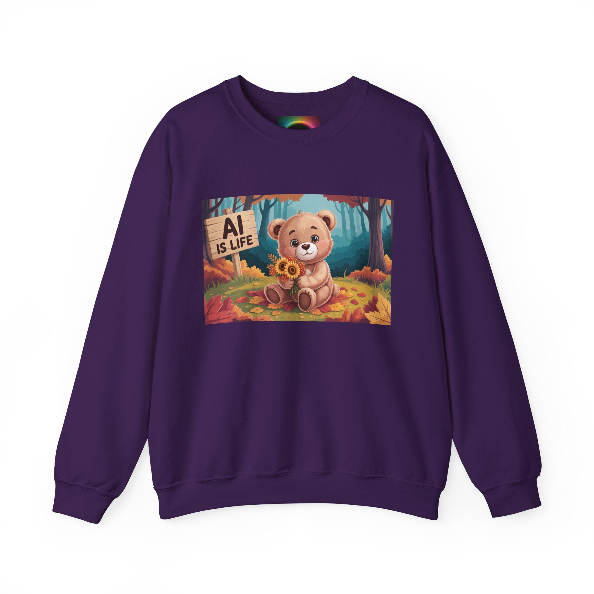 AI IS LIFE  " Cuddle Code "   Unisex Heavy Blend™ Crewneck Sweatshirt