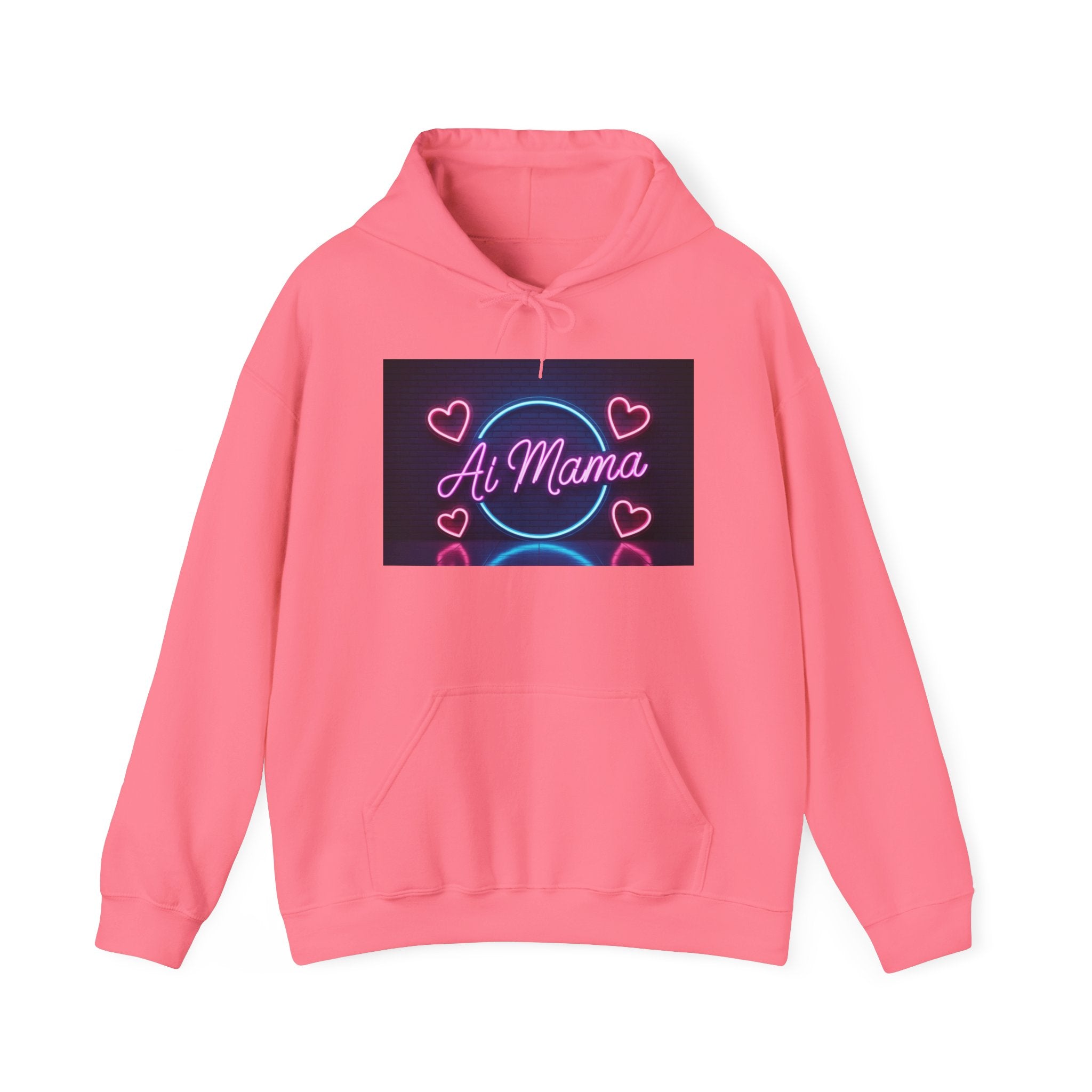 AI MAMA  “Electric Love Loop”  Unisex Heavy Blend™ Hooded Sweatshirt