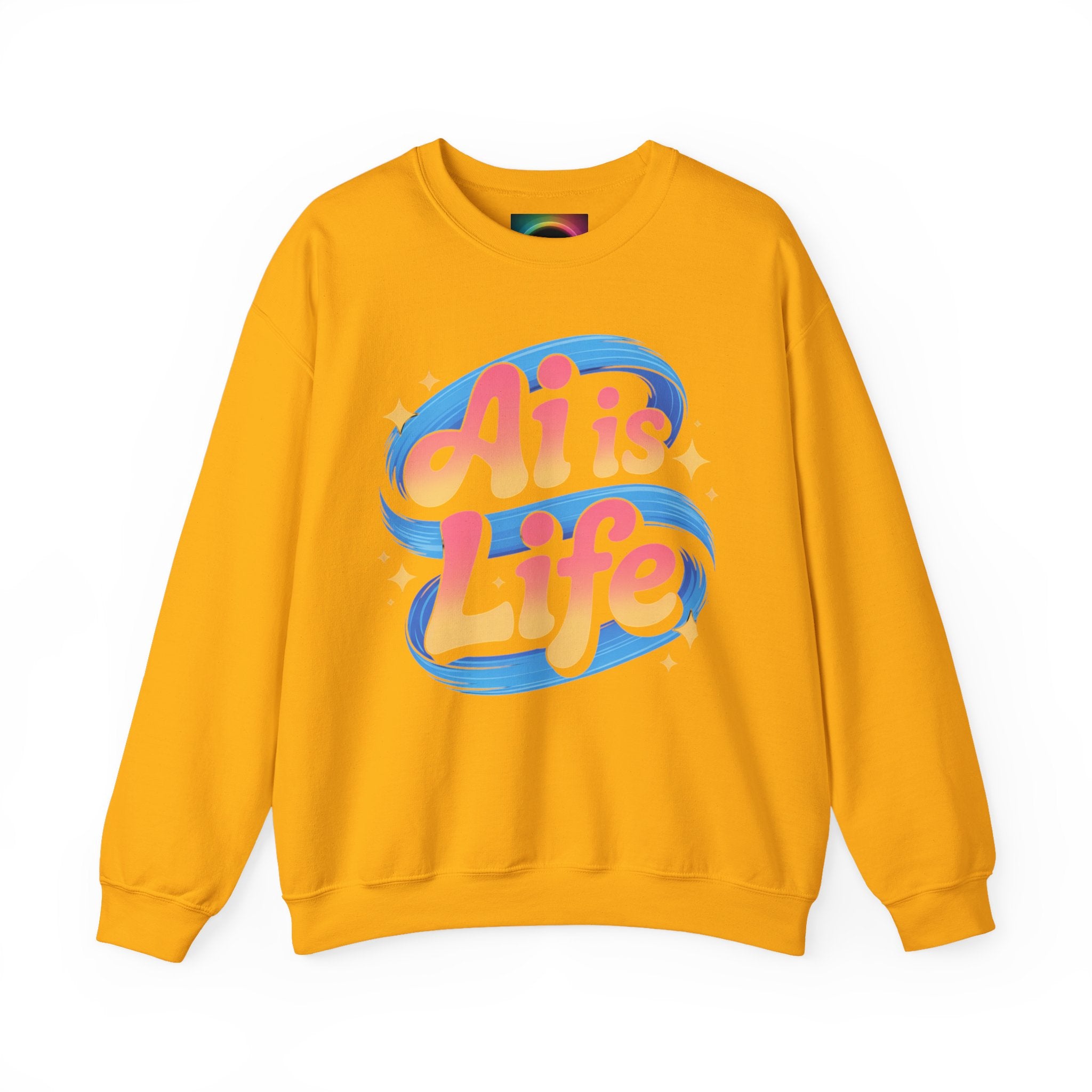 AI is Life "COSMIC SWIRL" Unisex Heavy Blend™ Crewneck Sweatshirt