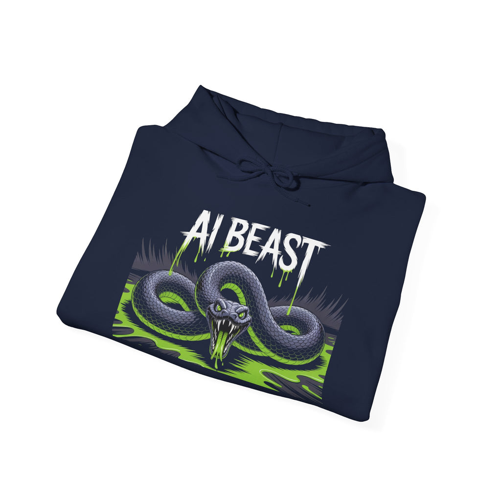 AI BEAST "Digital Venom" Unisex Heavy Blend™ Crewnwck Hoodie