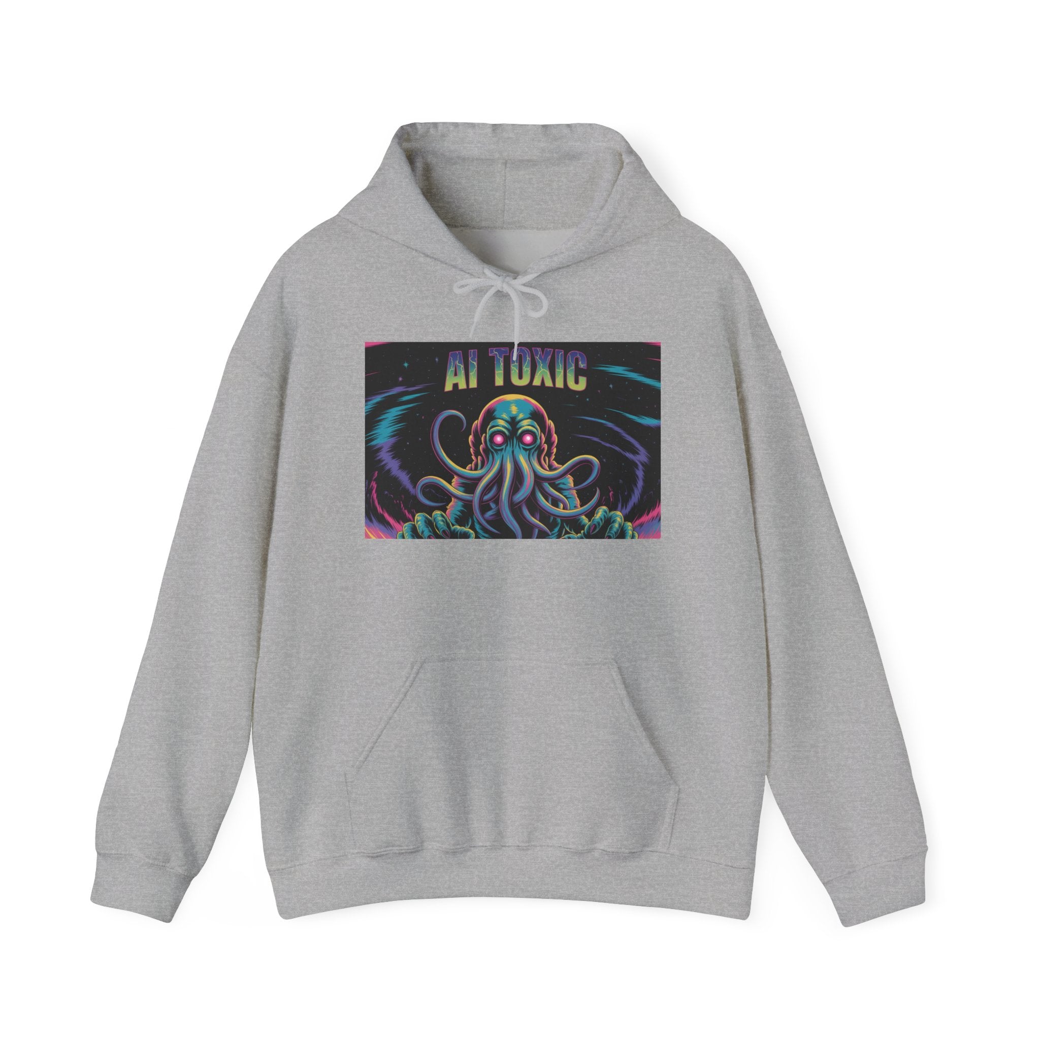 AI TOXIC  "Data  Overlord" Unisex Heavy Blend™ Hooded Sweatshirt