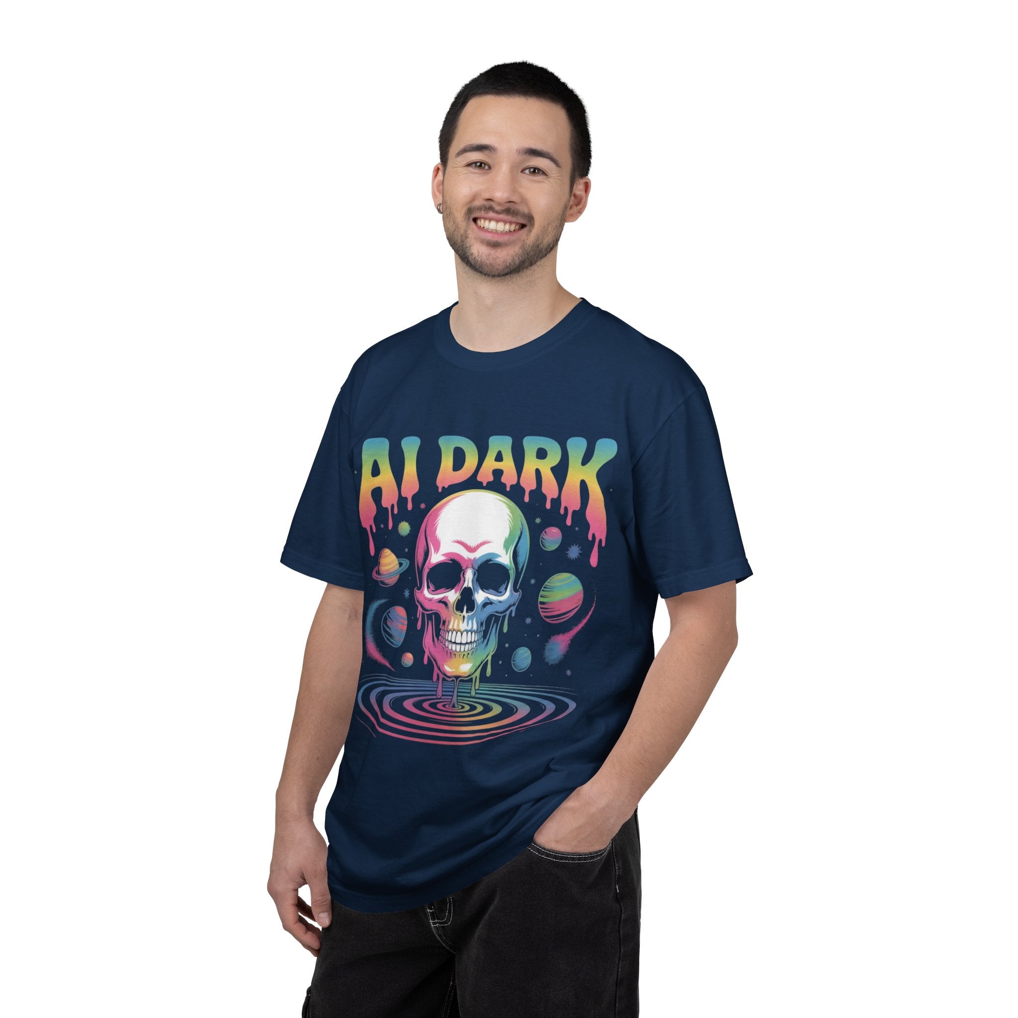 AI DARK “Death of Data” Unisex Garment-Dyed T-shirt