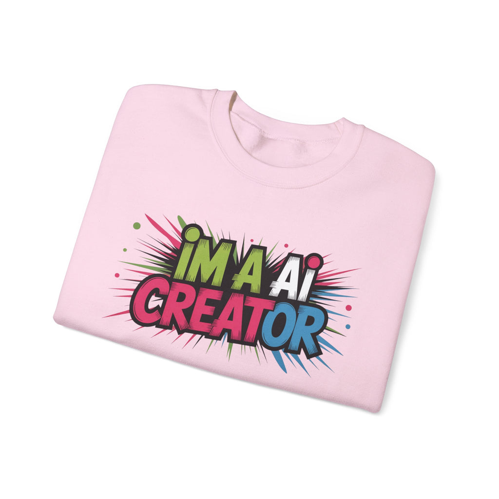 AI Creator  "Code Splash" Unisex Heavy Blend™ Crewneck Sweatshirt
