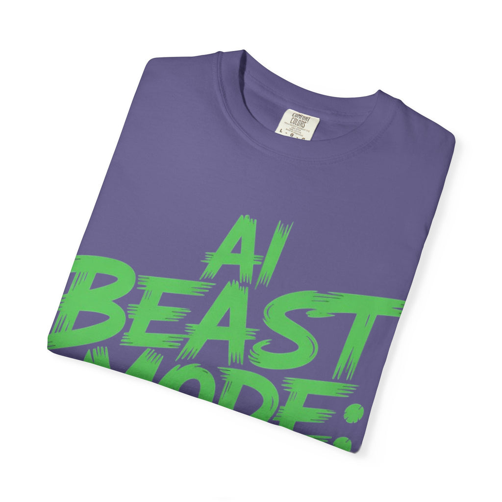AI BEAST MODE: ON “DIGITAL HULK ENERGY” Unisex Garment-Dyed T-shirt