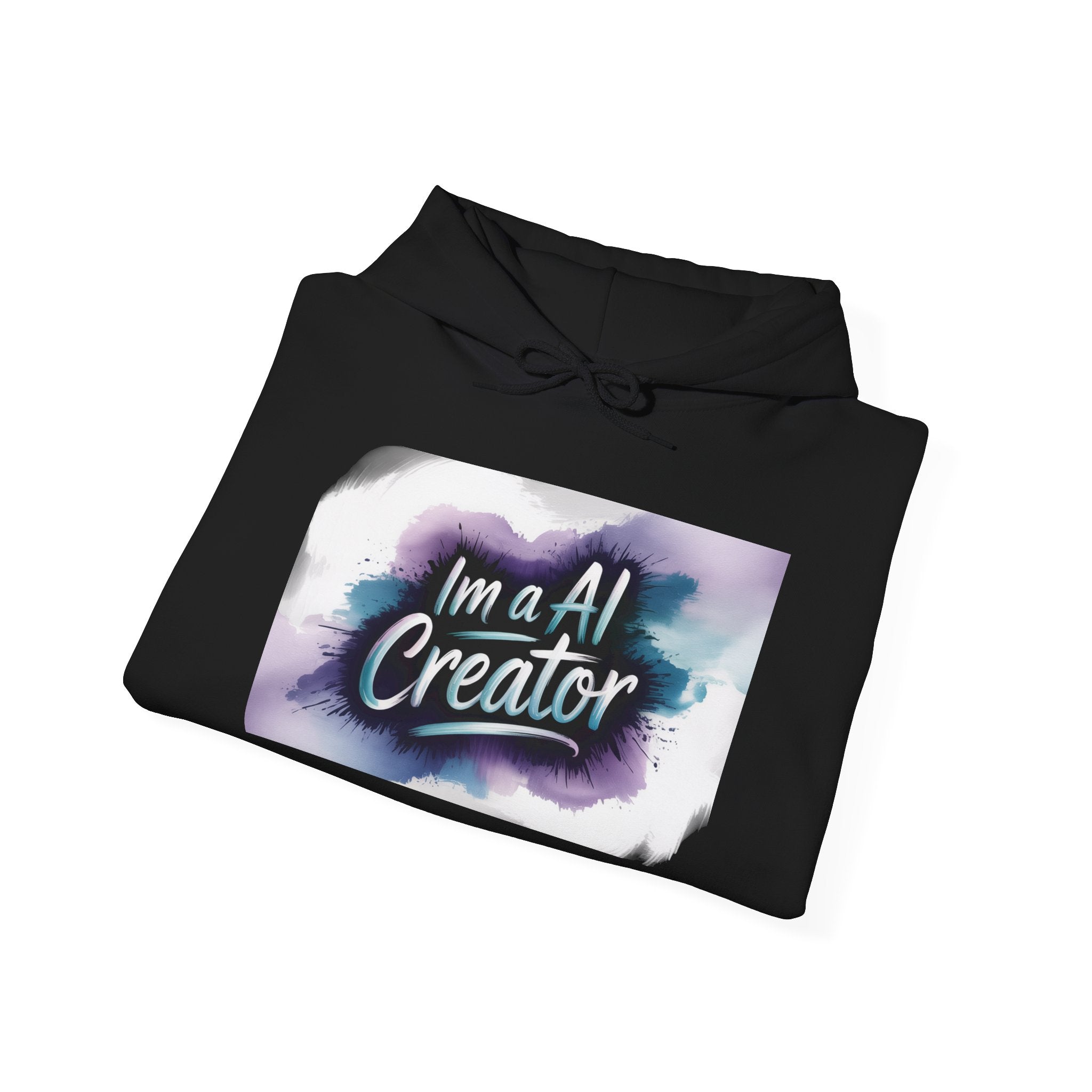 I’m a AI Creator “DIGITAL BRUSHSTROKE” Unisex Heavy Blend™ Hooded Sweatshirt