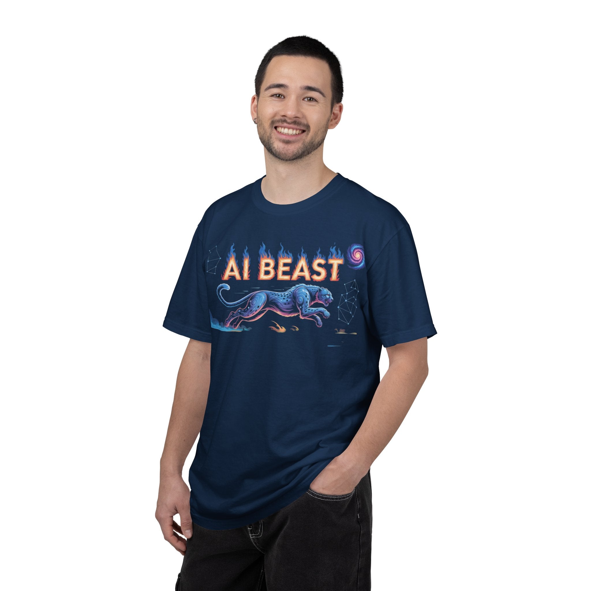 AI BEAST “Digital Predator” Unisex Garment-Dyed T-shirt