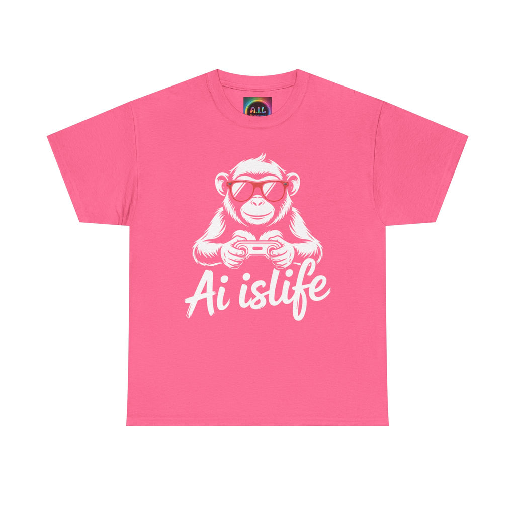 AI Is Life "GAMER CHIMP ELITE" Unisex Graphic T-Shirt