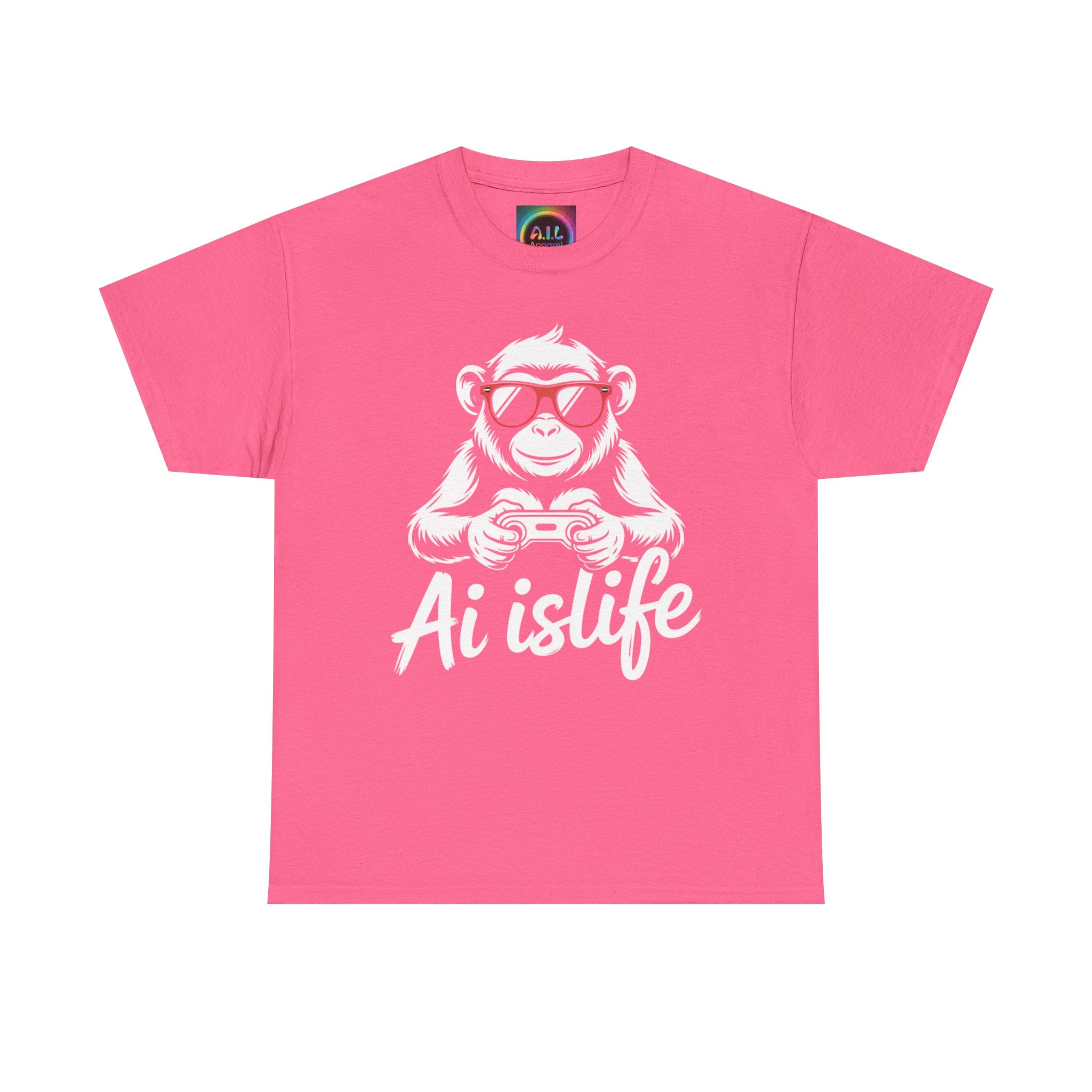 AI Is Life "GAMER CHIMP ELITE" Unisex Graphic T-Shirt