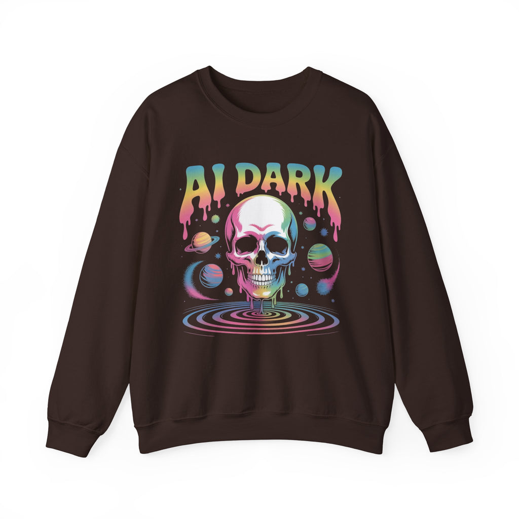AI DARK “Death of Data” Unisex Heavy Blend™ Crewneck Sweatshirt