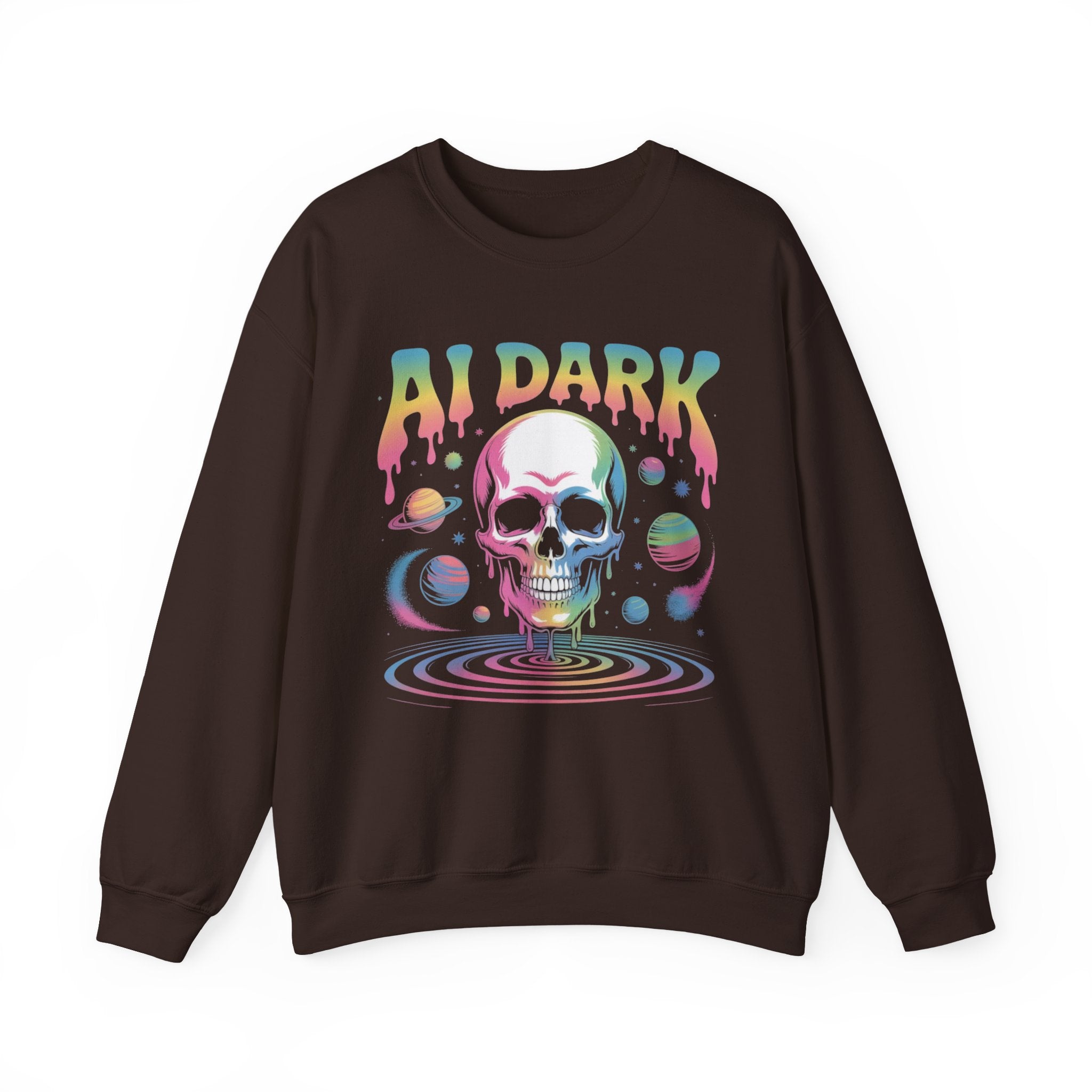 AI DARK “Death of Data” Unisex Heavy Blend™ Crewneck Sweatshirt