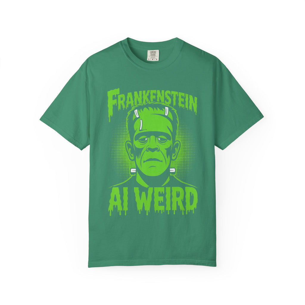 AI Weird  "Frankenbyte" Unisex Garment-Dyed T-shirt