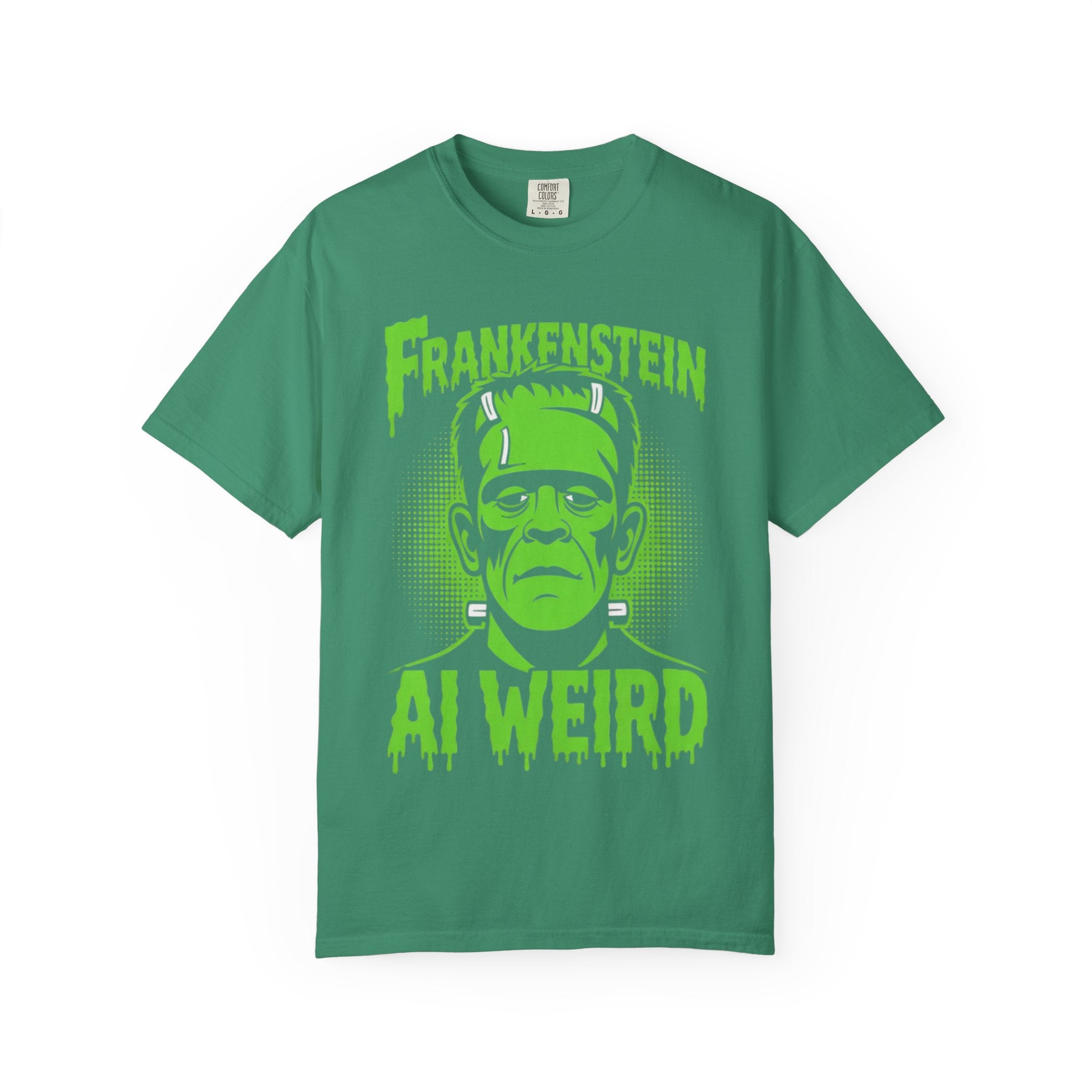AI Weird  "Frankenbyte" Unisex Garment-Dyed T-shirt