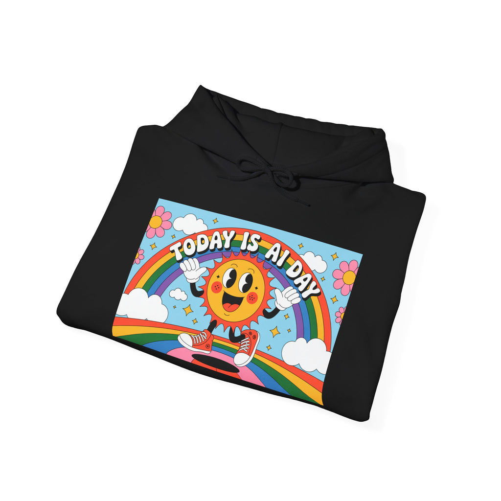 Today Is AI Day  "Sunshine Circuit" Unisex Sweatshirt, Fun Casual Wear