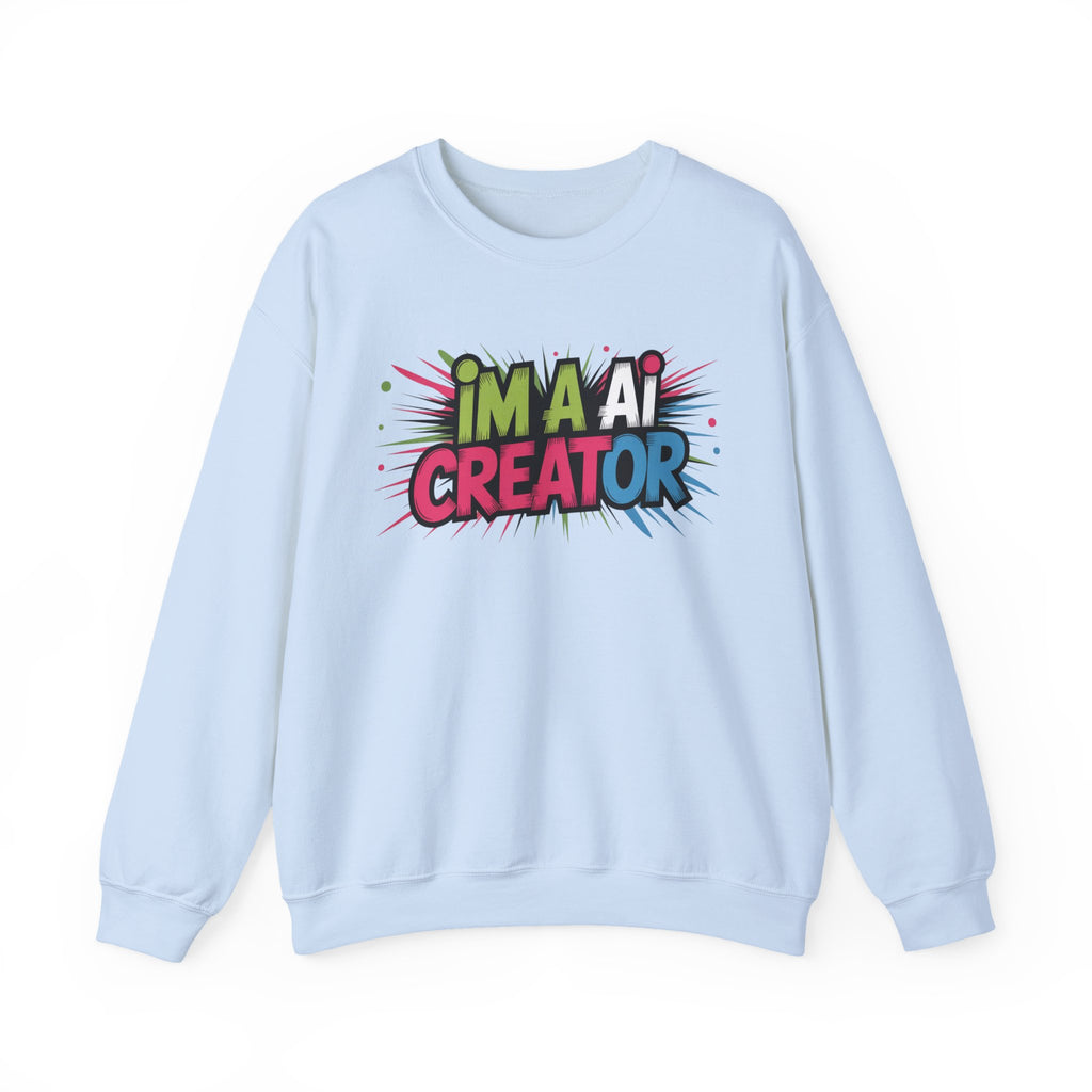 AI Creator  "Code Splash" Unisex Heavy Blend™ Crewneck Sweatshirt