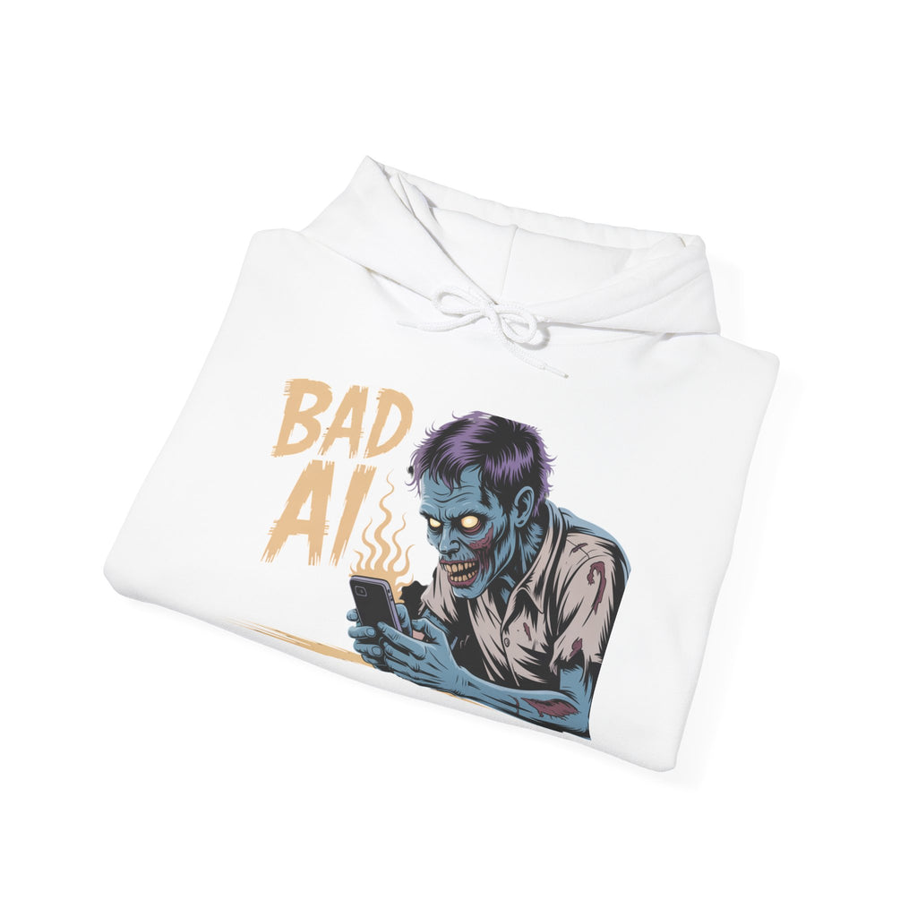 Bad AI "ZOMBIE SCROLL" Unisex Heavy Blend™ Hooded Sweatshirt