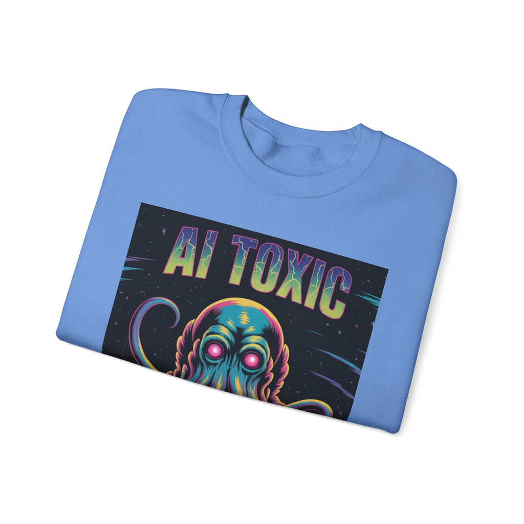 AI TOXIC  "Data Overlord" Unisex Heavy Blend™ Crewneck Sweatshirt