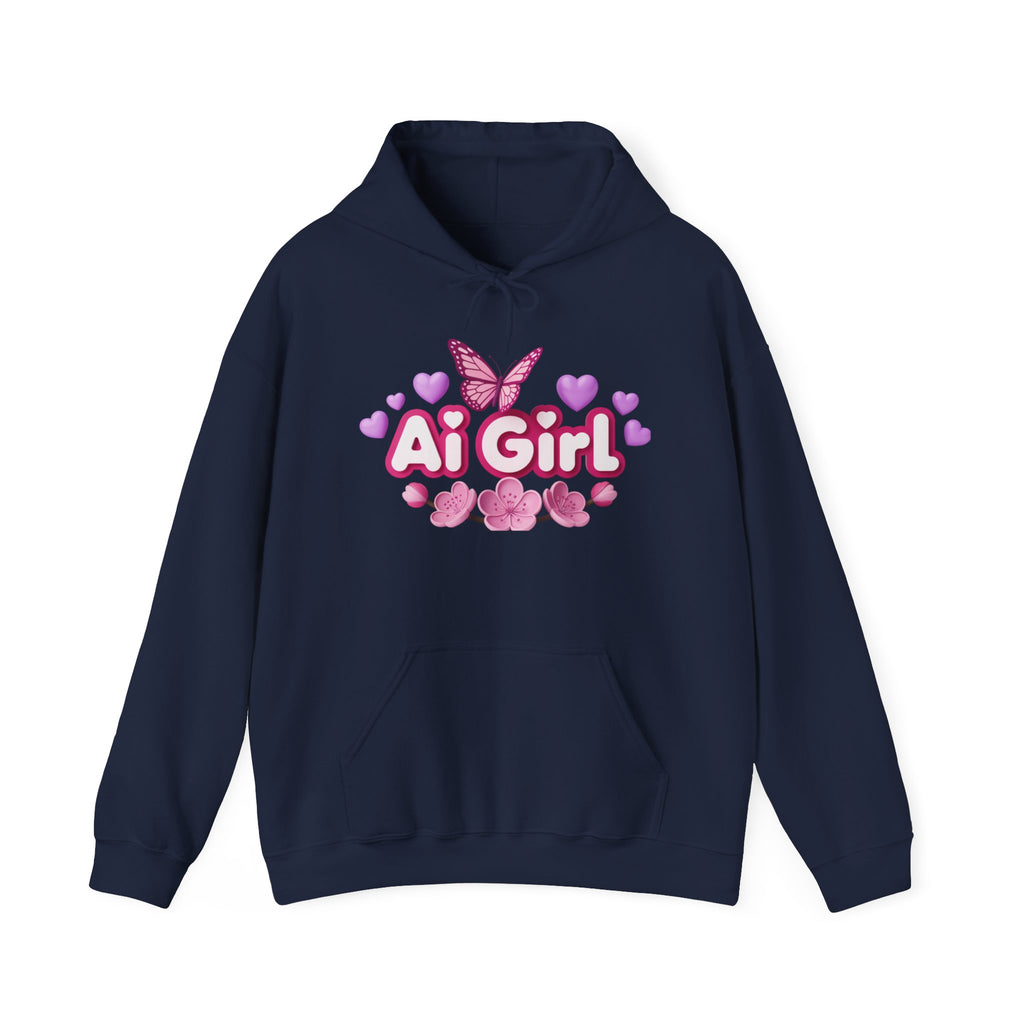 Ai Girl  "Cyber Cutie" Unisex Heavy Blend™ Hooded Sweatshirt