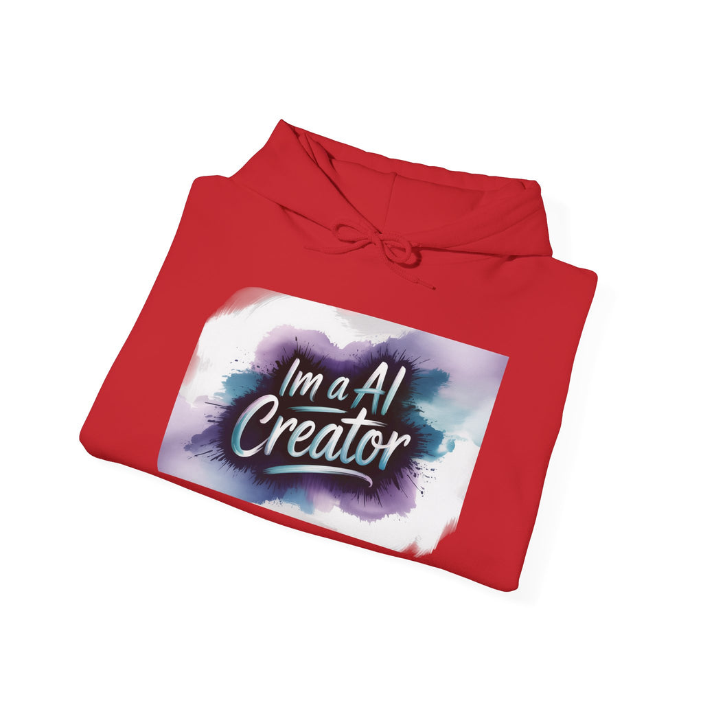I’m a AI Creator “DIGITAL BRUSHSTROKE” Unisex Heavy Blend™ Hooded Sweatshirt