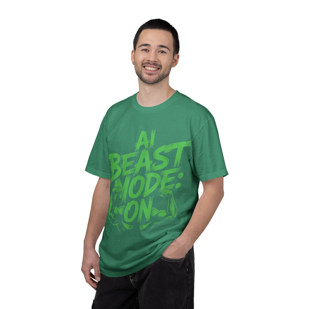 AI BEAST MODE: ON “DIGITAL HULK ENERGY” Unisex Garment-Dyed T-shirt