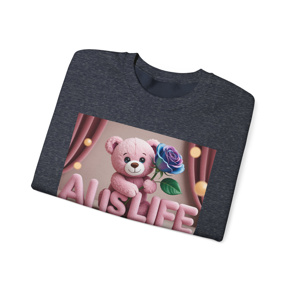 AI IS LIFE  "CUTE CIRCUIT" Unisex Heavy Blend™ Crewneck Sweatshirt