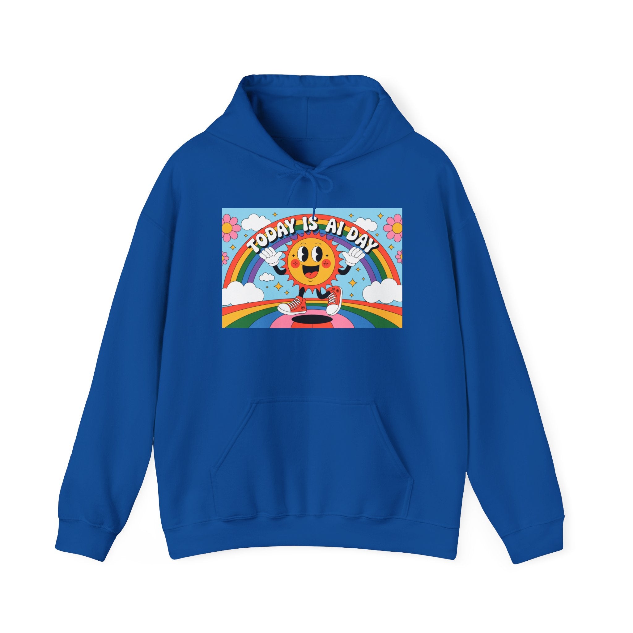 Today Is AI Day  "Sunshine Circuit" Unisex Sweatshirt, Fun Casual Wear