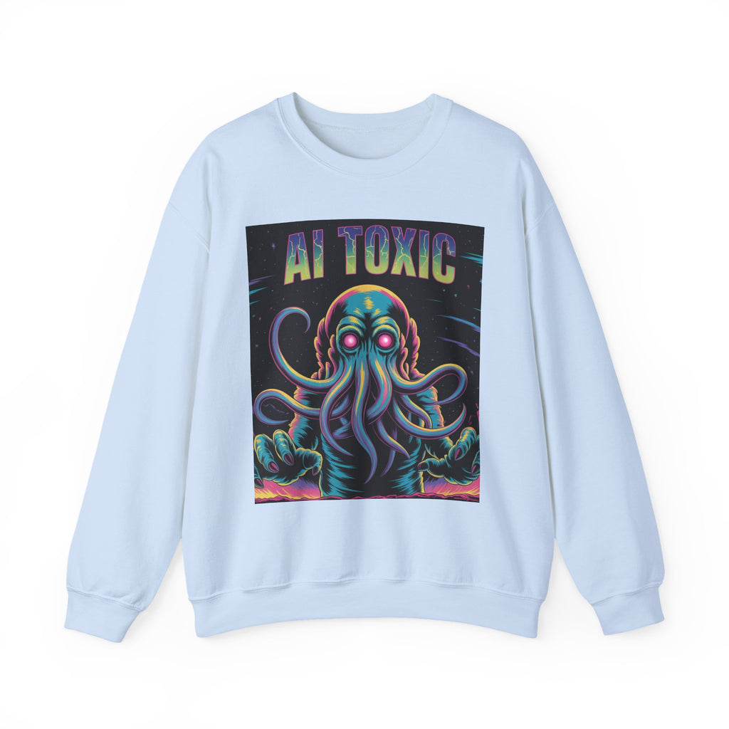 AI TOXIC  "Data Overlord" Unisex Heavy Blend™ Crewneck Sweatshirt