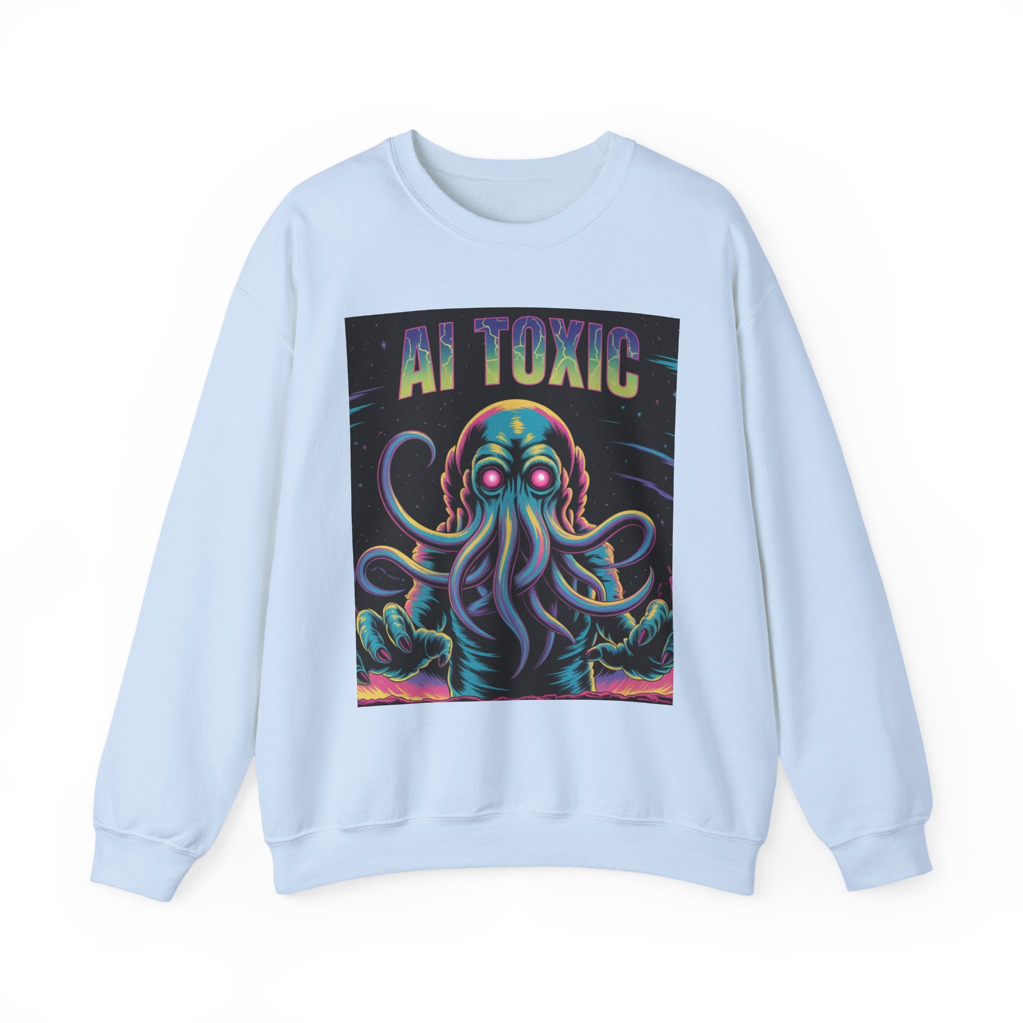 AI TOXIC  "Data Overlord" Unisex Heavy Blend™ Crewneck Sweatshirt