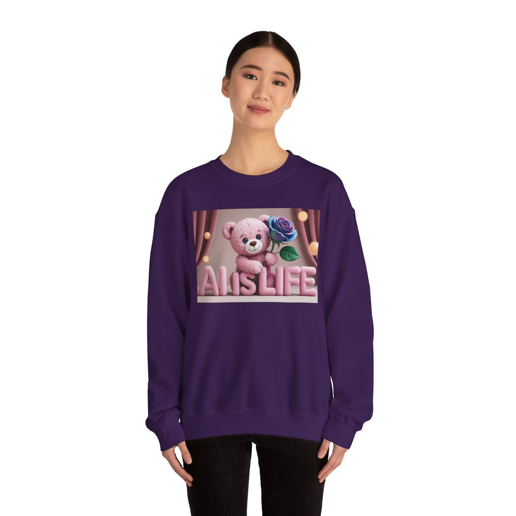 AI IS LIFE  "CUTE CIRCUIT" Unisex Heavy Blend™ Crewneck Sweatshirt