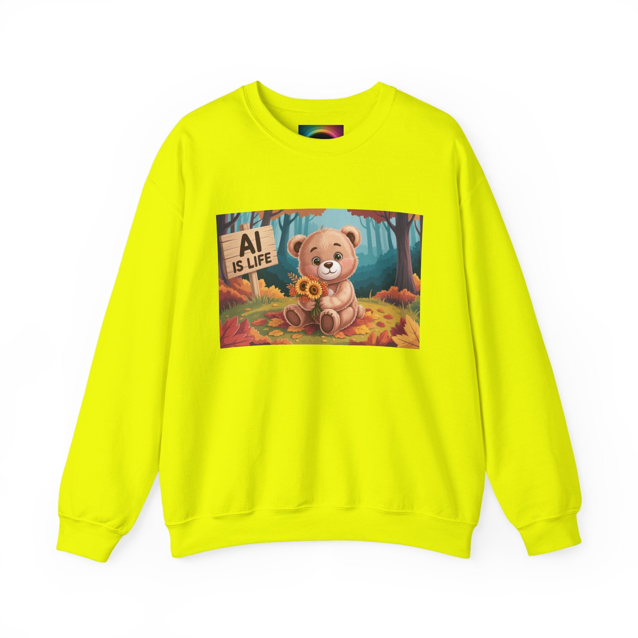 AI IS LIFE  " Cuddle Code "   Unisex Heavy Blend™ Crewneck Sweatshirt