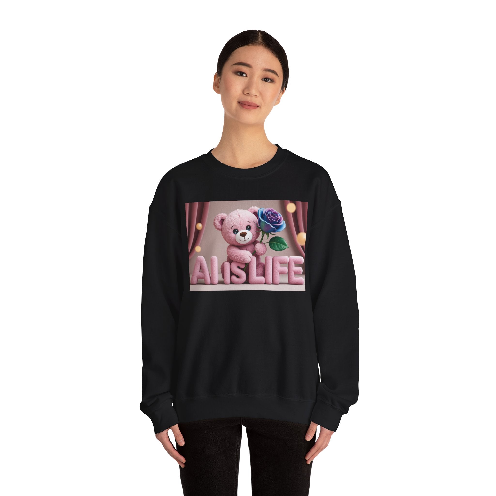 AI IS LIFE  "CUTE CIRCUIT" Unisex Heavy Blend™ Crewneck Sweatshirt