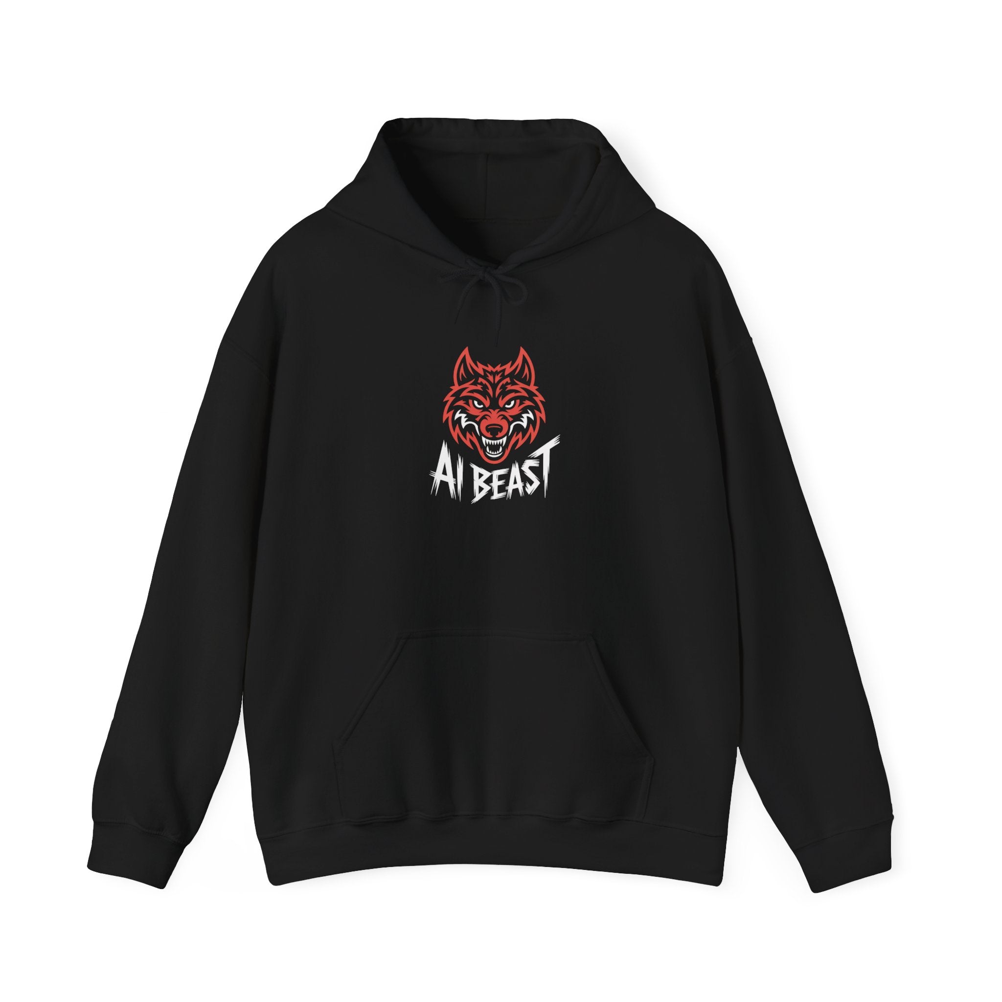 AI BEAST " Alpha Mode "  Unisex Heavy Blend™ Hooded Sweatshirt