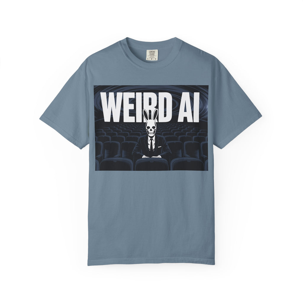 WEIRD AI  " Backrooms Theater " Unisex Garment-Dyed T-shirt