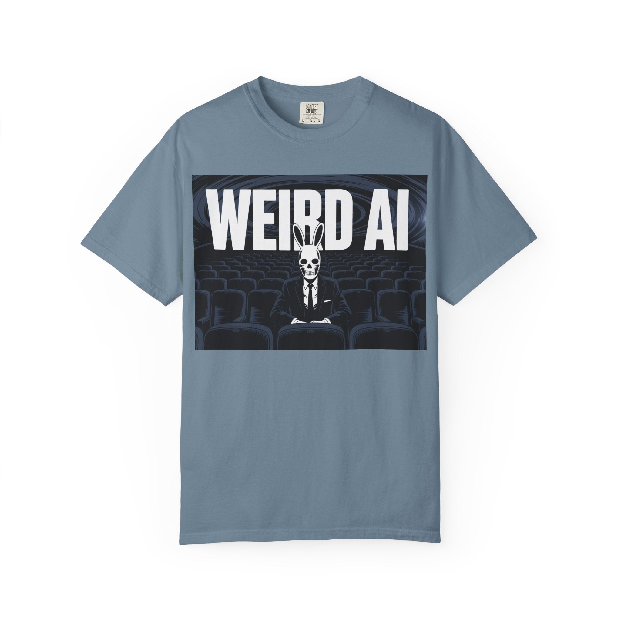 WEIRD AI  " Backrooms Theater " Unisex Garment-Dyed T-shirt