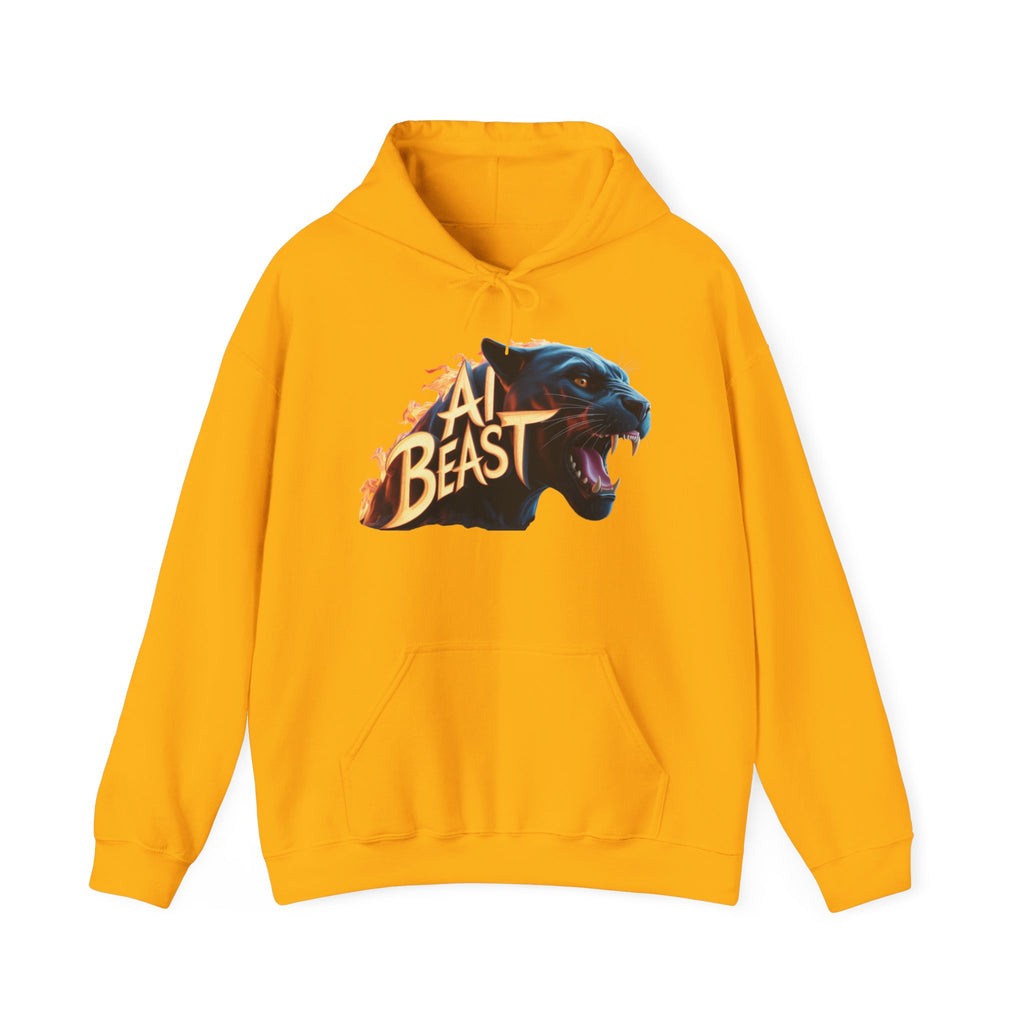 AI BEAST  "Wildfire Algorithm" Unisex Heavy Blend™ Hooded Sweatshirt