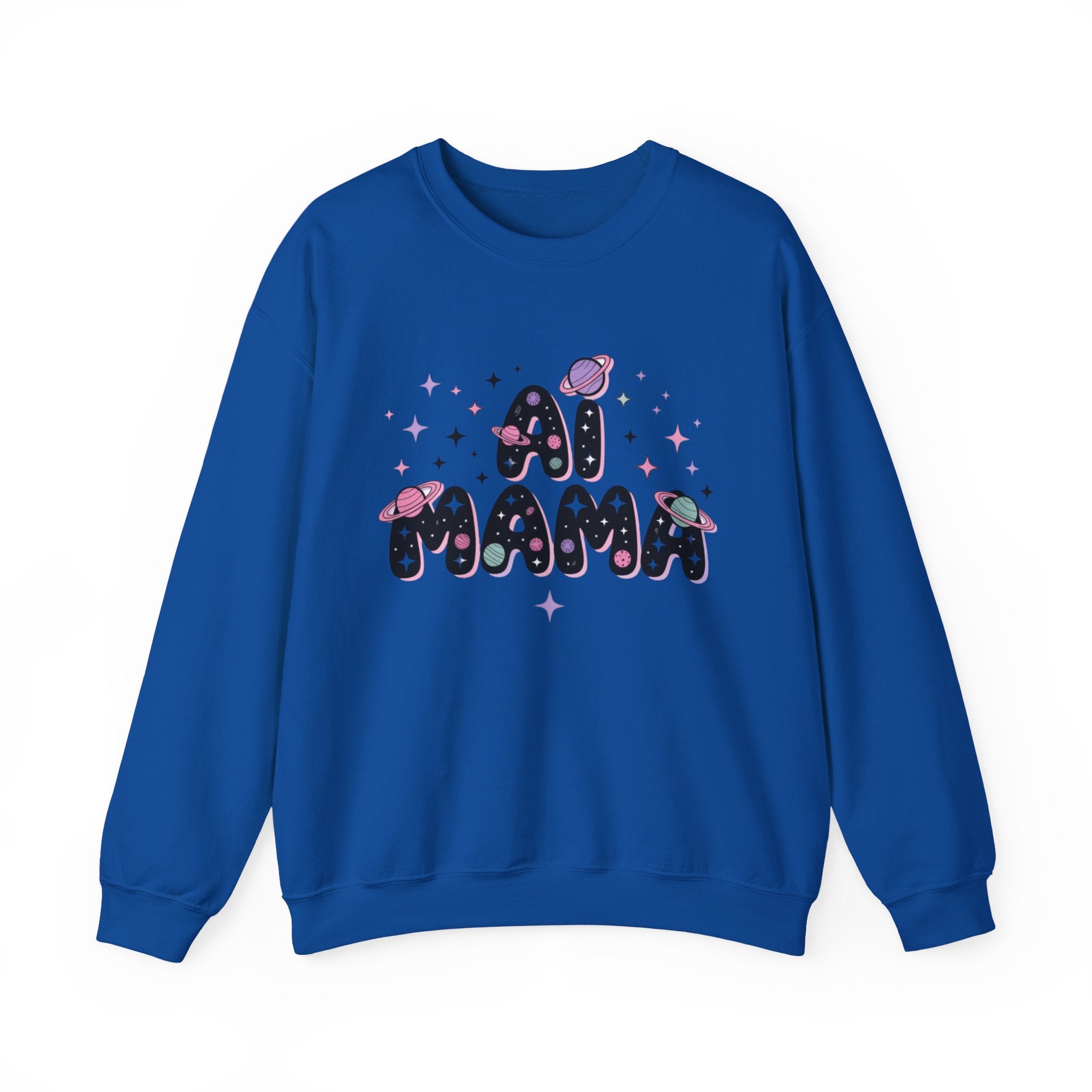 AI Mama "Digital Daydreamer" Unisex Heavy Blend™ Crewneck Sweatshirt