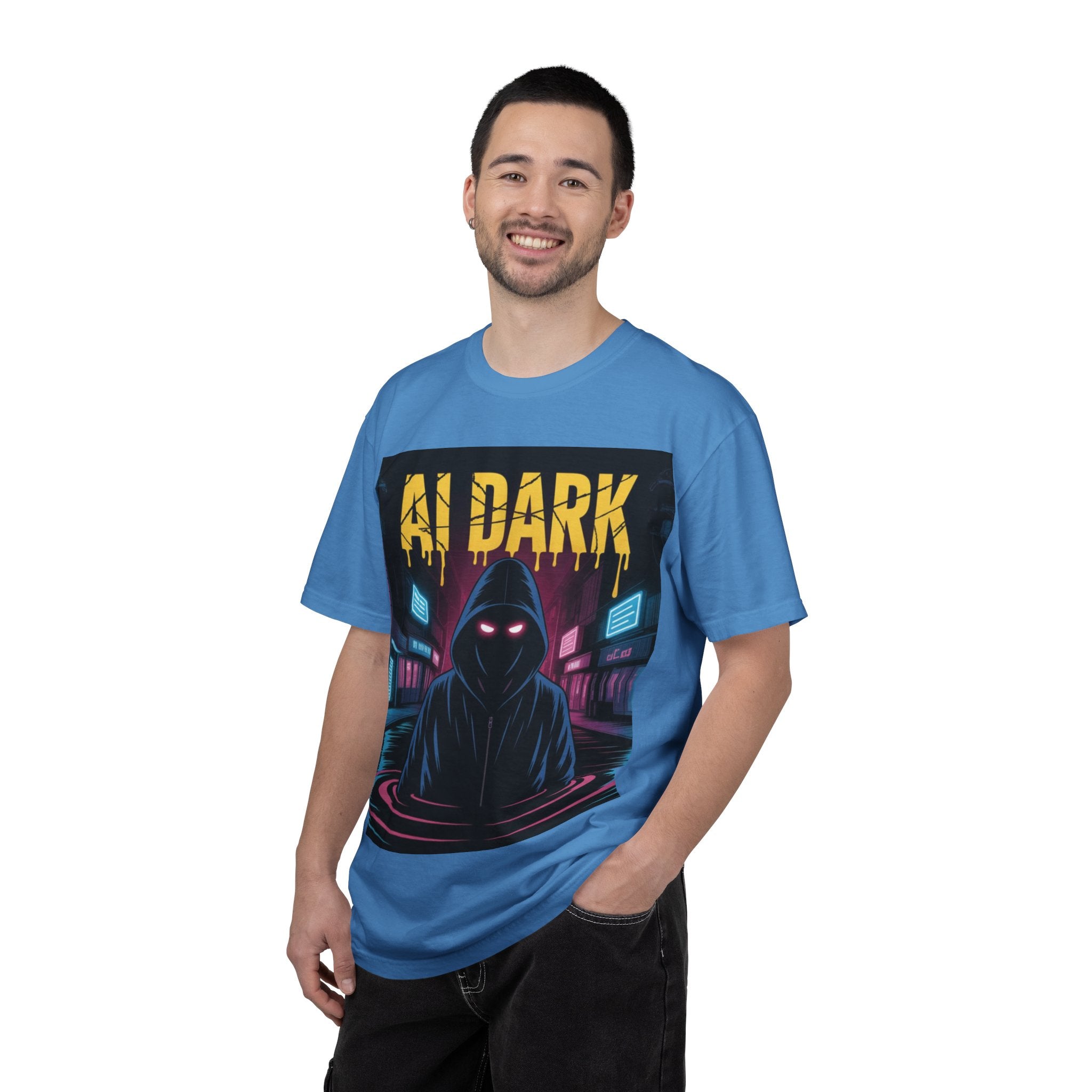 AI DARK  “Night Signal”  Unisex Garment-Dyed T-shirt